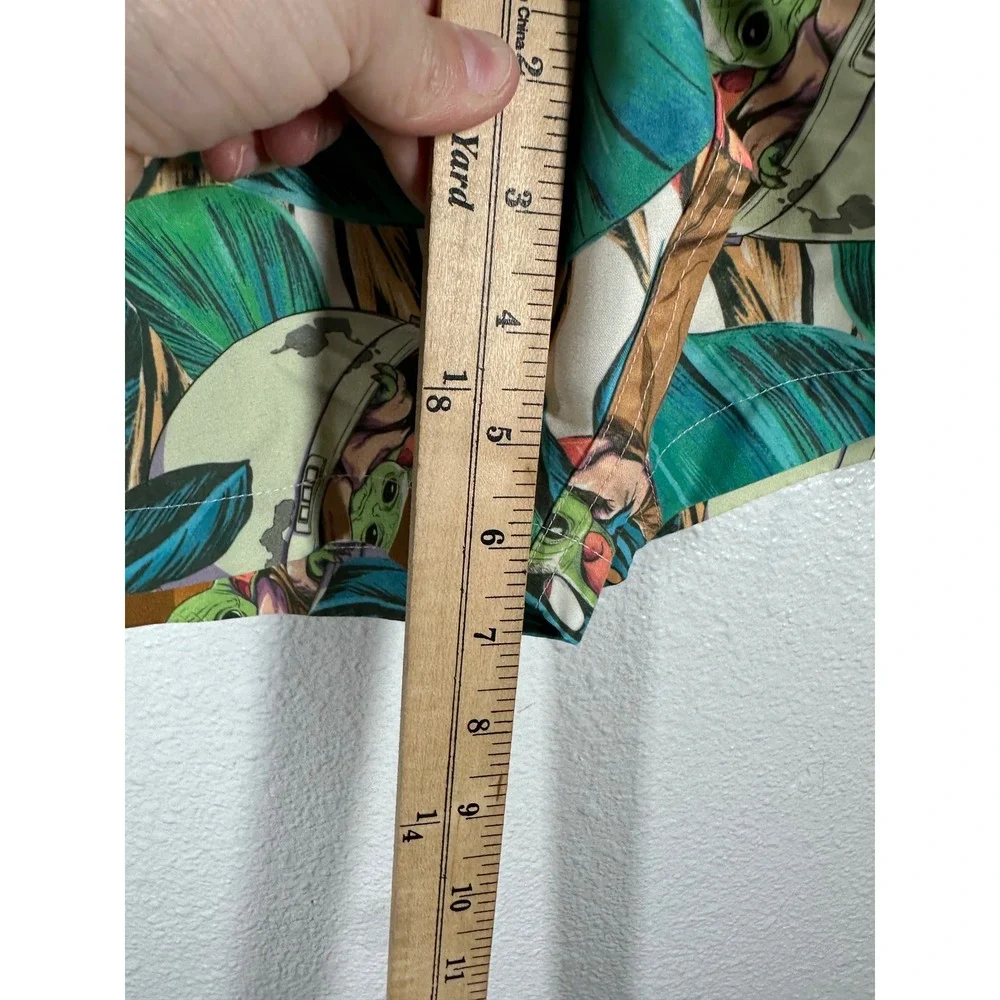 Star Wars Swim Trunks Mens L Grogu Baby Yoda‎ Tropical Mandalorian Board Shorts